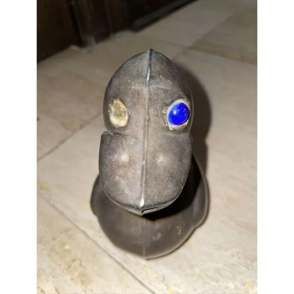 Leonard Silver Plate Duck Bank Hong Kong Collectible Piggy Bank Missing Eye, Key